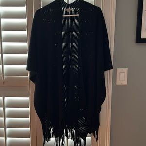 Loft black shawl